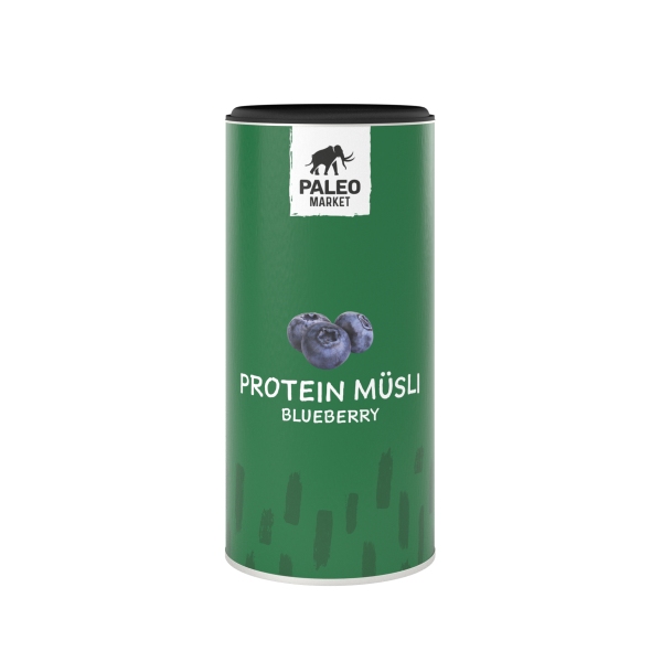 Levně Paleo Market Proteinové müsli / mysli borůvka 300 g